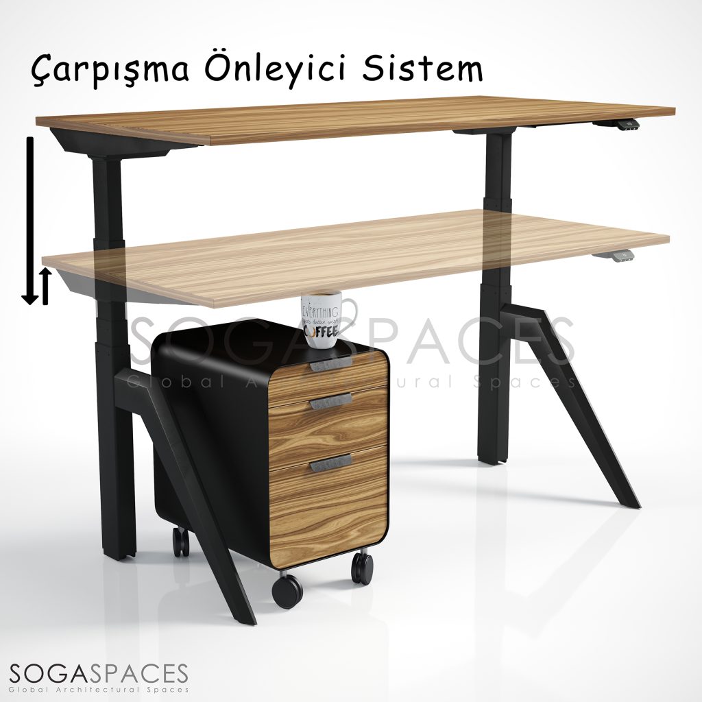 Regula Desk Dandy M - Elektrikli Yüksekliği Ayarlanabilir Çalışma Masası
