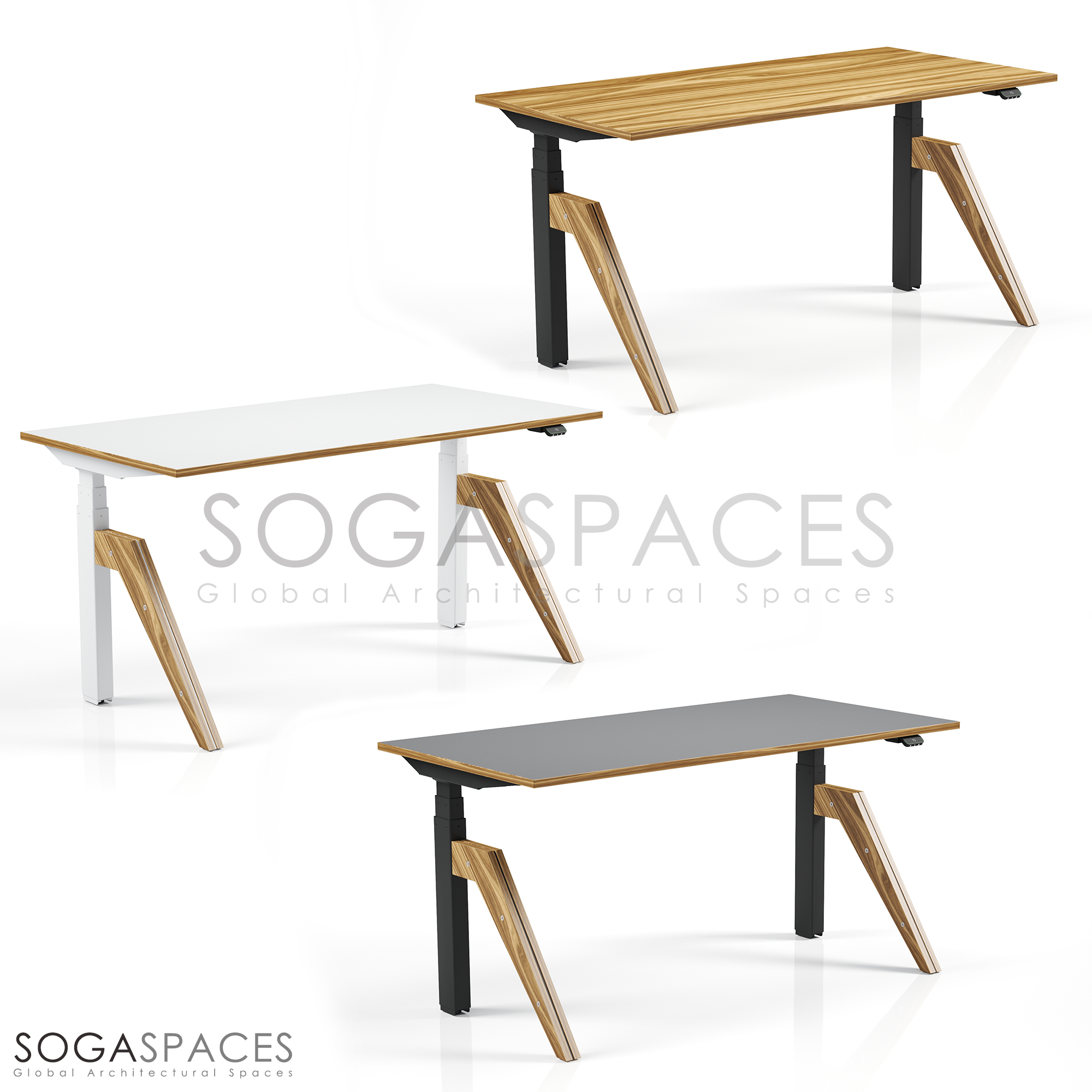 Regula Desk Dandy W - Elektrikli Yükseklik ayarlı Çalışma Masası - Görsel 2