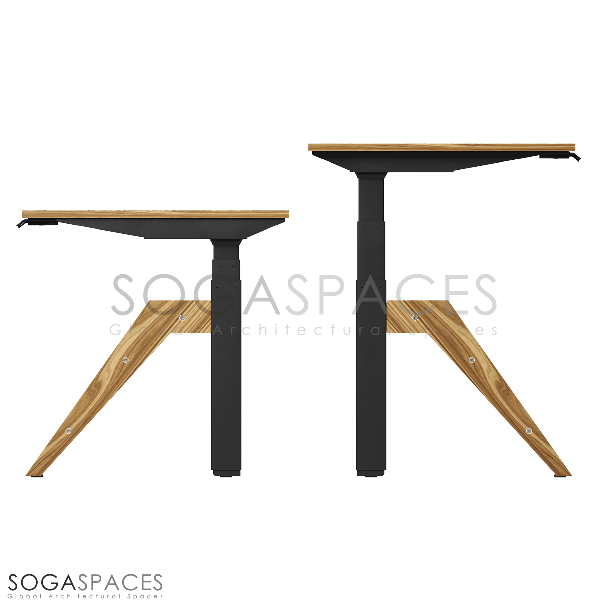 Regula Desk Dandy W - Elektrikli Yükseklik ayarlı Çalışma Masası - Görsel 11