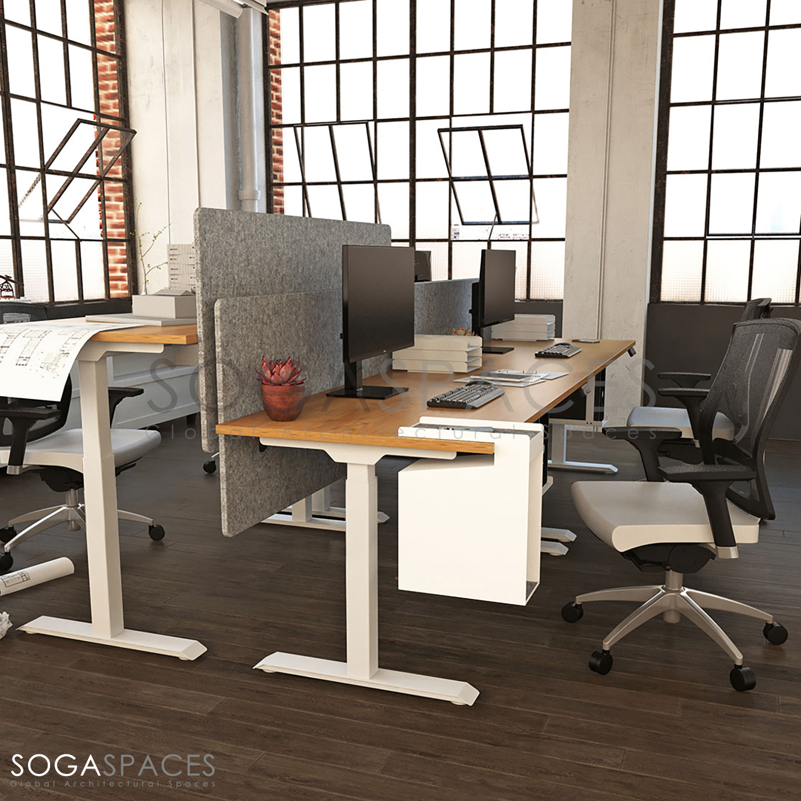 Regula Desk Eko - Elektrikli Yükseklik ayarlı Çalışma Masası - Görsel 2