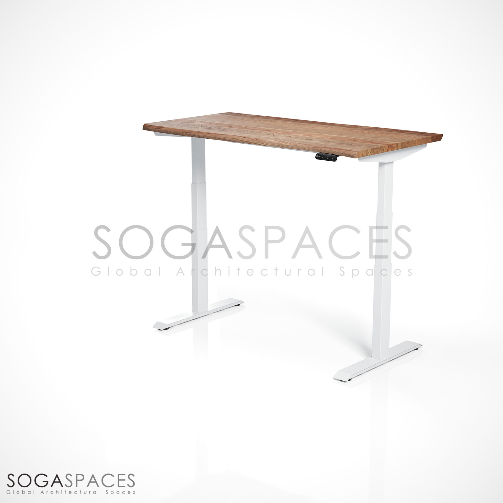 Regula Desk Solid N - Elektrikli Yüksekliği Ayarlanabilir Natürel Kenar Masif Ceviz Çalışma Masası - Görsel 10