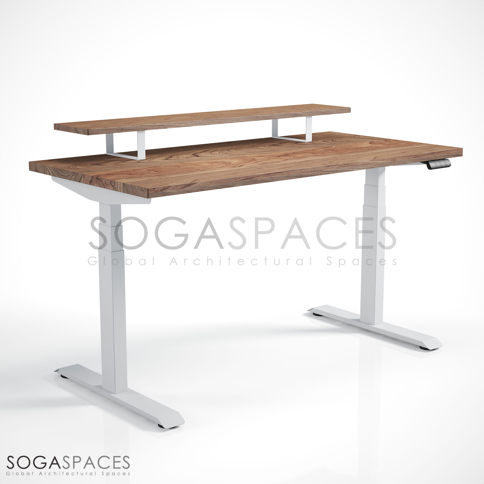 Regula Desk Solid S - Elektrikli Yüksekliği Ayarlanabilir Düz Kenar Masif Ceviz Çalışma Masası - Görsel 23