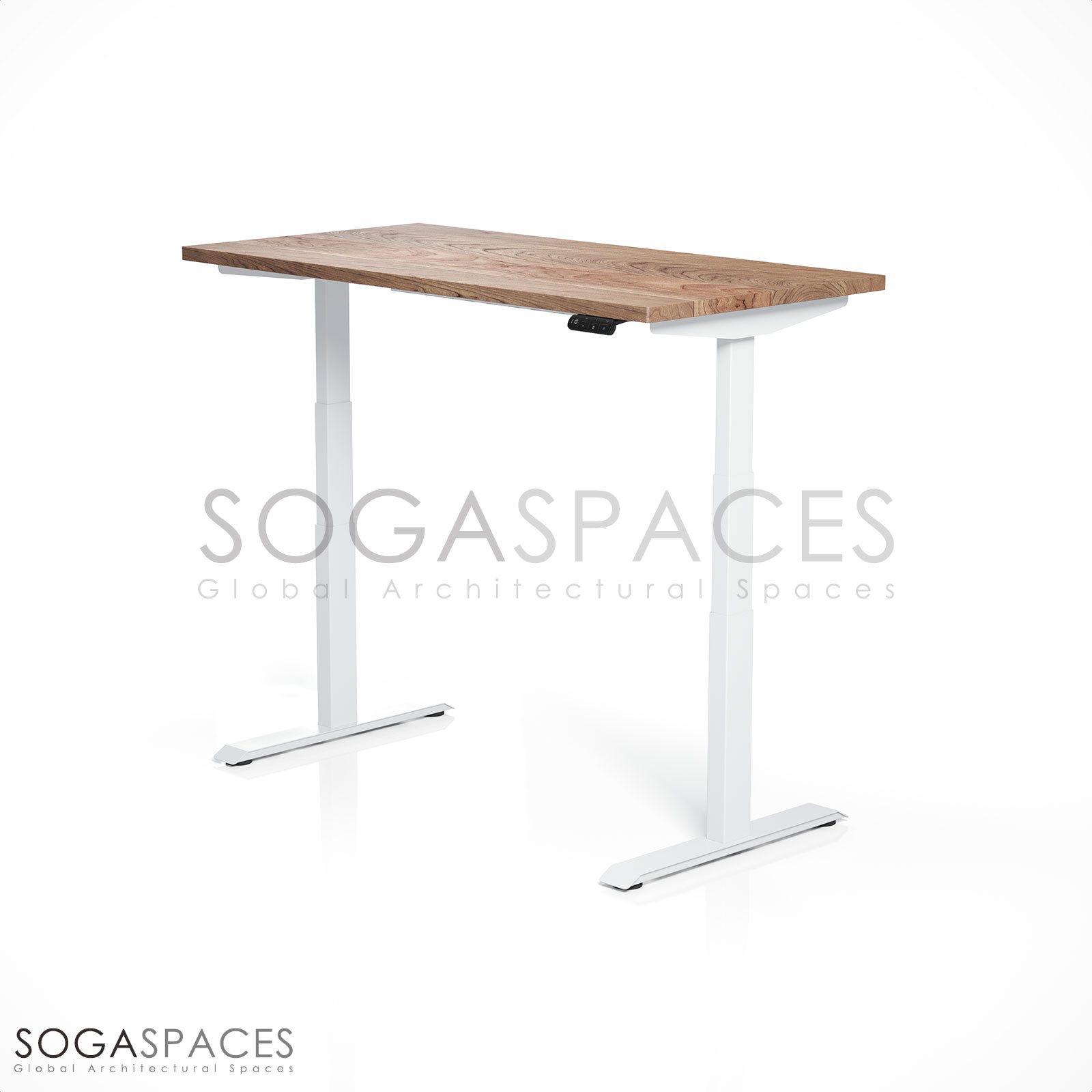 Regula Desk Solid S - Elektrikli Yüksekliği Ayarlanabilir Düz Kenar Masif Ceviz Çalışma Masası - Görsel 5