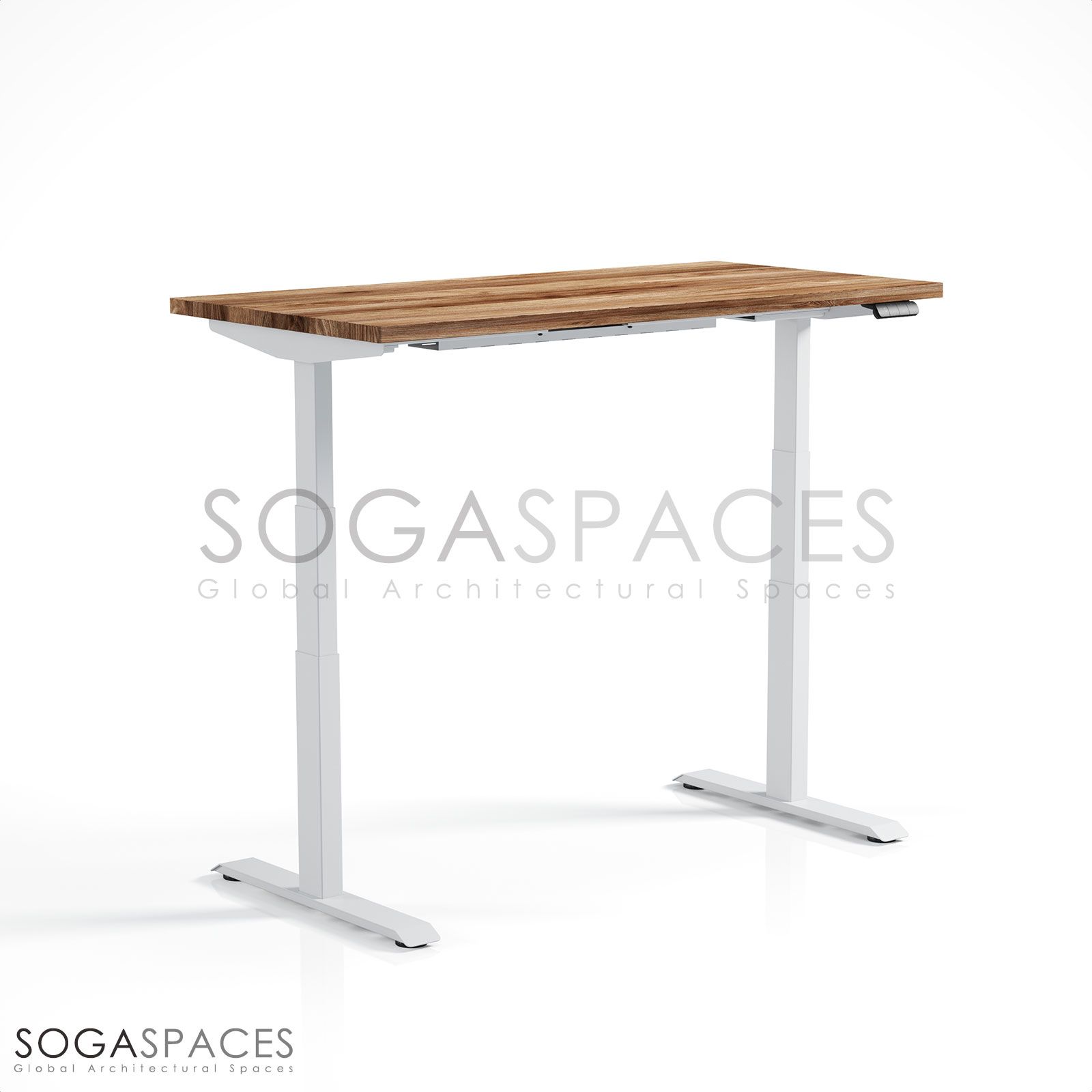 Regula Desk Solid S - Elektrikli Yüksekliği Ayarlanabilir Düz Kenar Masif Ceviz Çalışma Masası - Görsel 15