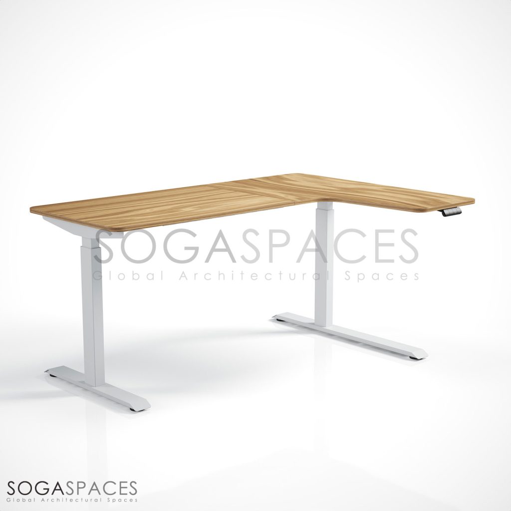 Regula Desk L Type Short - Elektrikli Yükseklik Ayarlı Kısa L Tipi Çalışma Masası