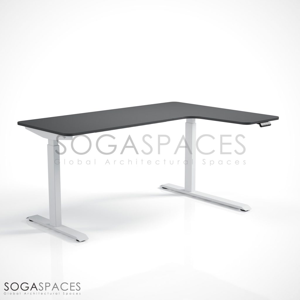 Regula Desk L Type Short - Elektrikli Yükseklik Ayarlı Kısa L Tipi Çalışma Masası
