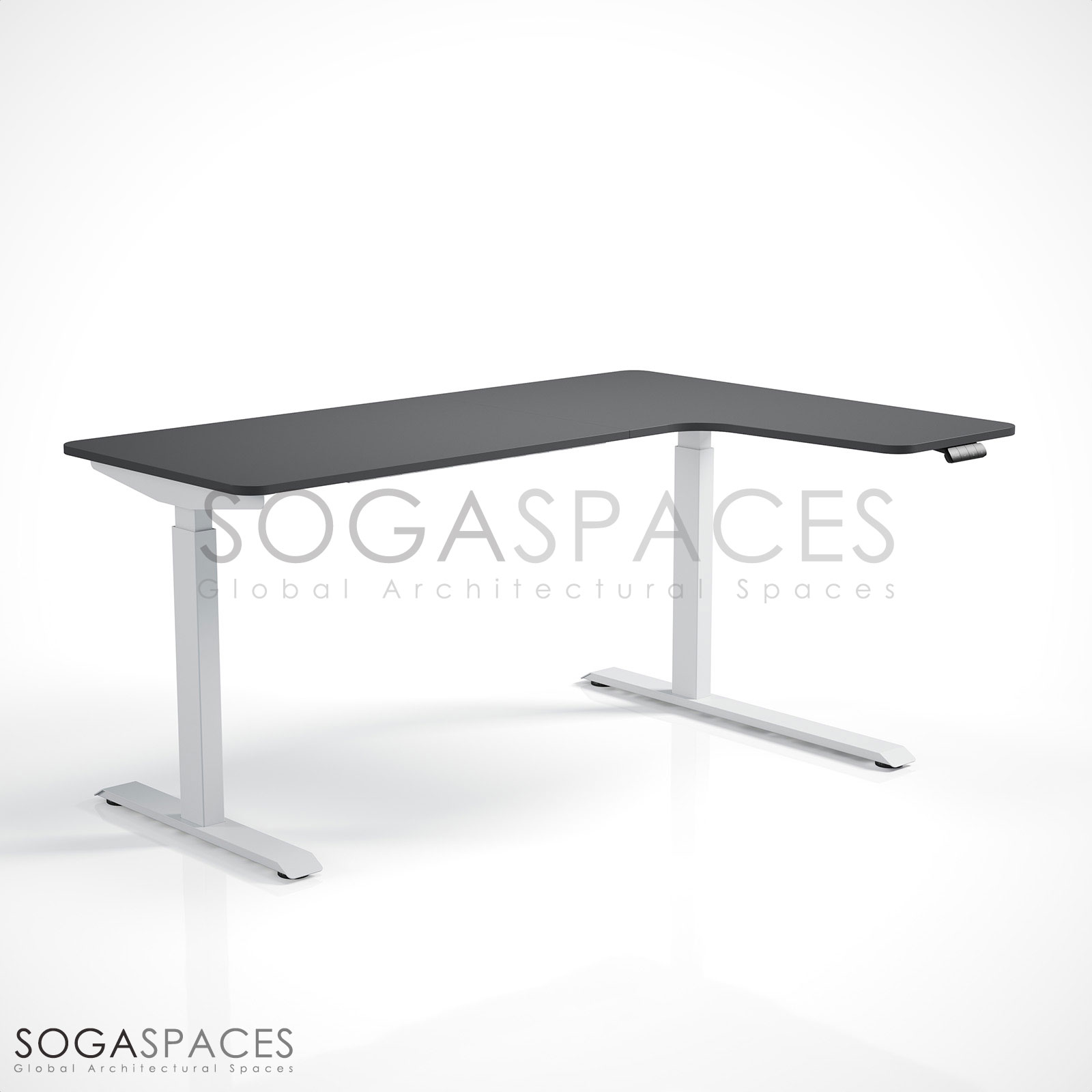 Regula Desk L Type Short - Elektrikli Yükseklik Ayarlı Kısa L Tipi Çalışma Masası - Görsel 15