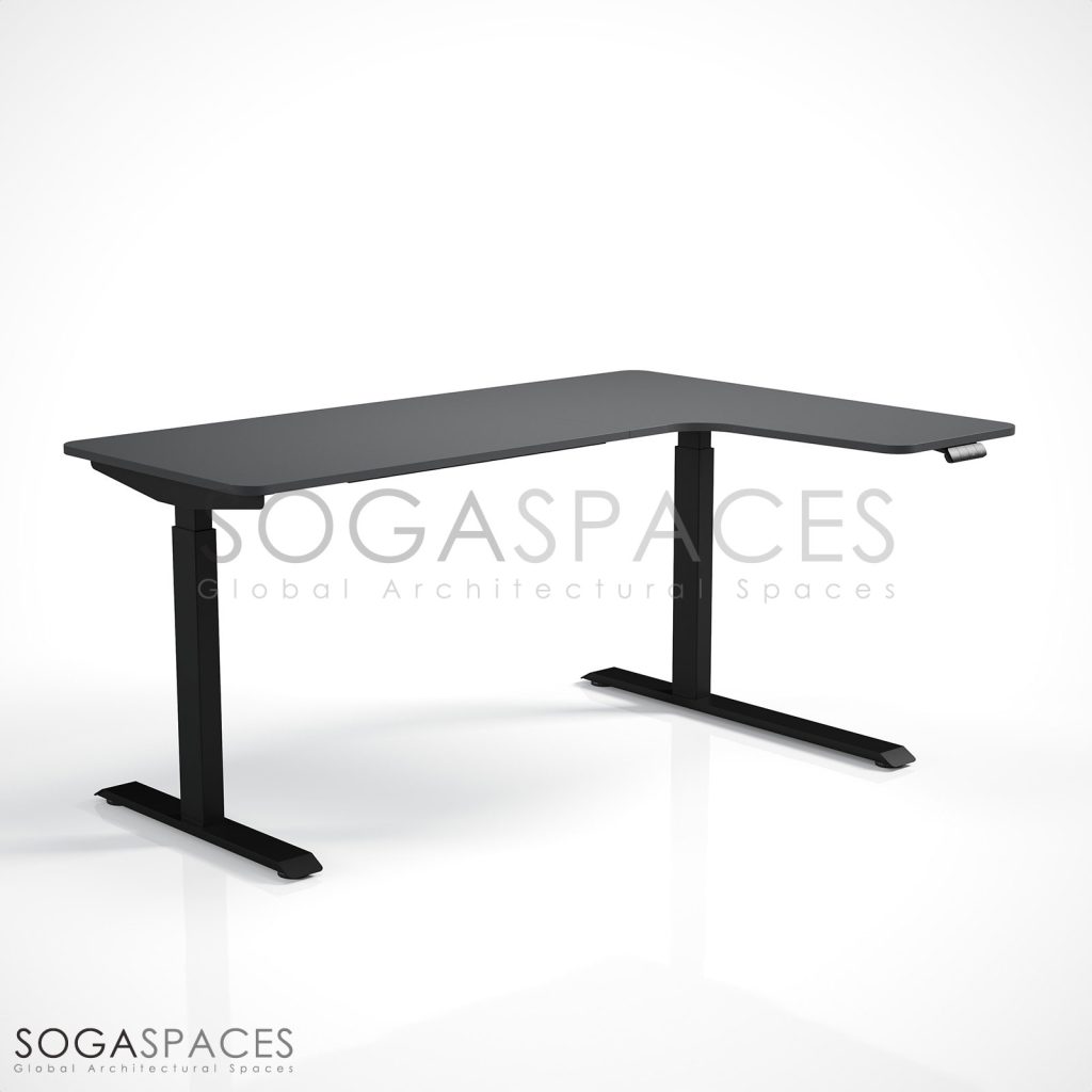 Regula Desk L Type Short - Elektrikli Yükseklik Ayarlı Kısa L Tipi Çalışma Masası