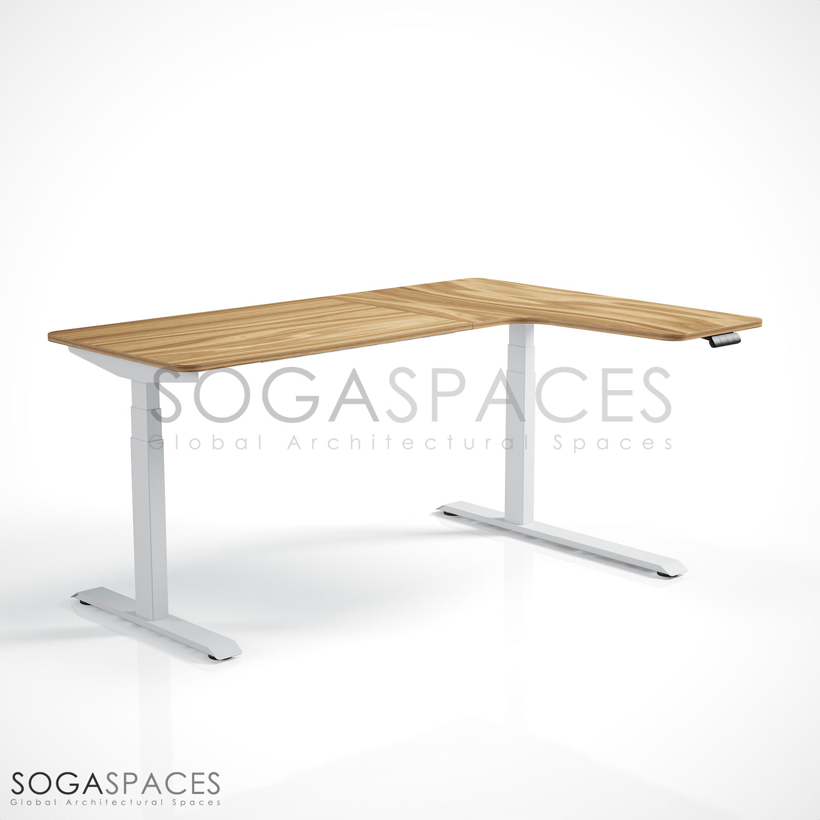Regula Desk L Type Short - Elektrikli Yükseklik Ayarlı Kısa L Tipi Çalışma Masası - Görsel 20