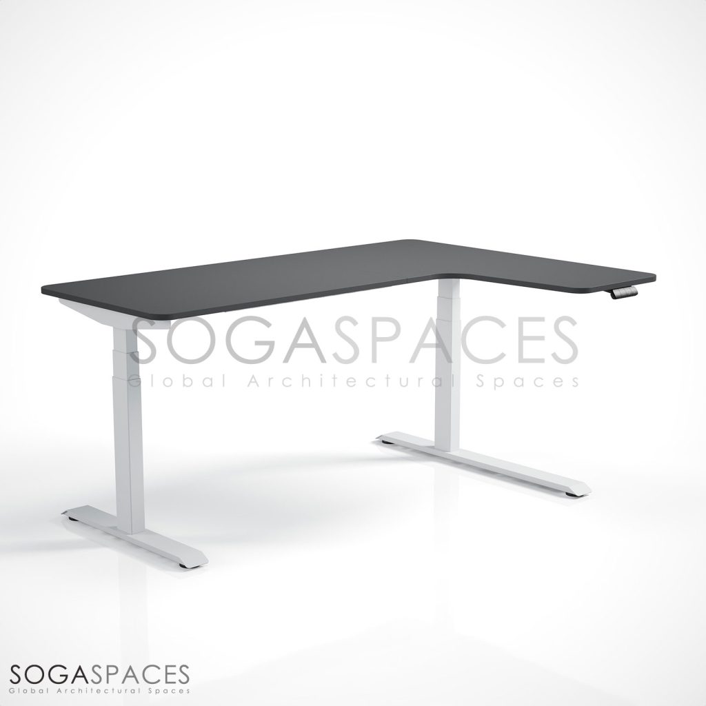 Regula Desk L Type Short - Elektrikli Yükseklik Ayarlı Kısa L Tipi Çalışma Masası