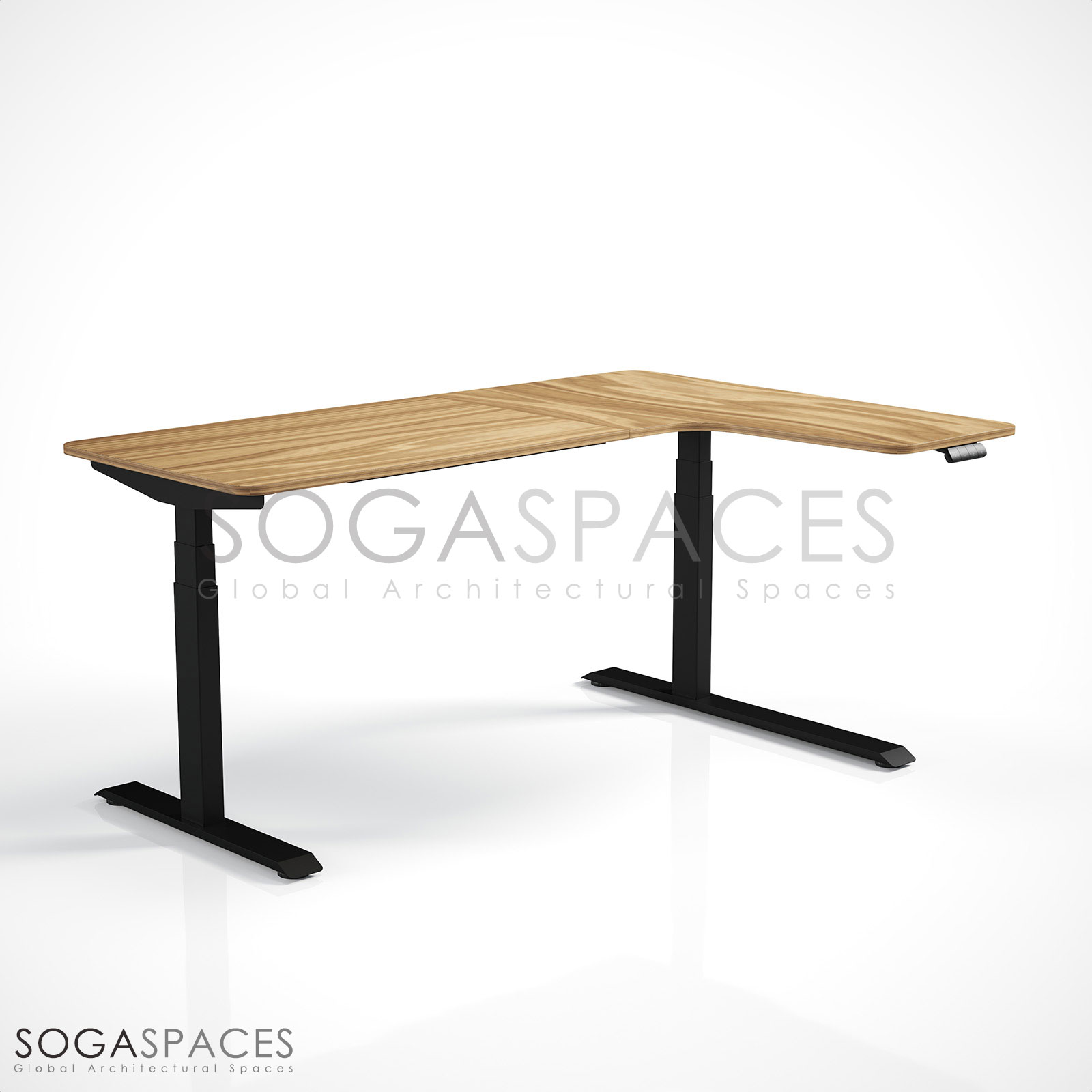 Regula Desk L Type Short - Elektrikli Yükseklik Ayarlı Kısa L Tipi Çalışma Masası - Görsel 23