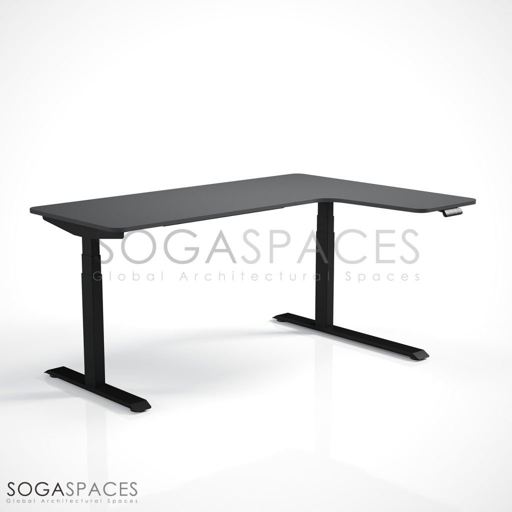 Regula Desk L Type Short - Elektrikli Yükseklik Ayarlı Kısa L Tipi Çalışma Masası