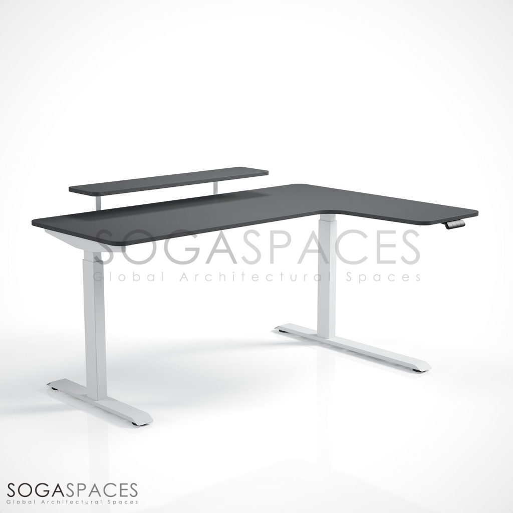 Regula Desk L Type Short - Elektrikli Yükseklik Ayarlı Kısa L Tipi Çalışma Masası