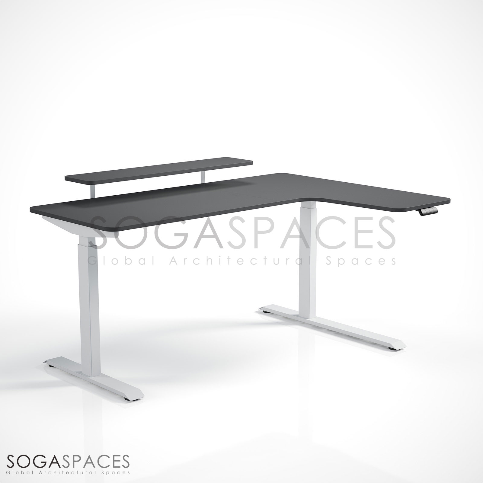 Regula Desk L Type Short - Elektrikli Yükseklik Ayarlı Kısa L Tipi Çalışma Masası - Görsel 27