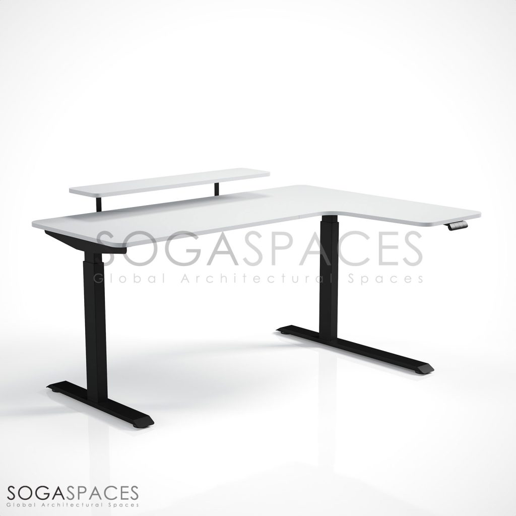 Regula Desk L Type Short - Elektrikli Yükseklik Ayarlı Kısa L Tipi Çalışma Masası