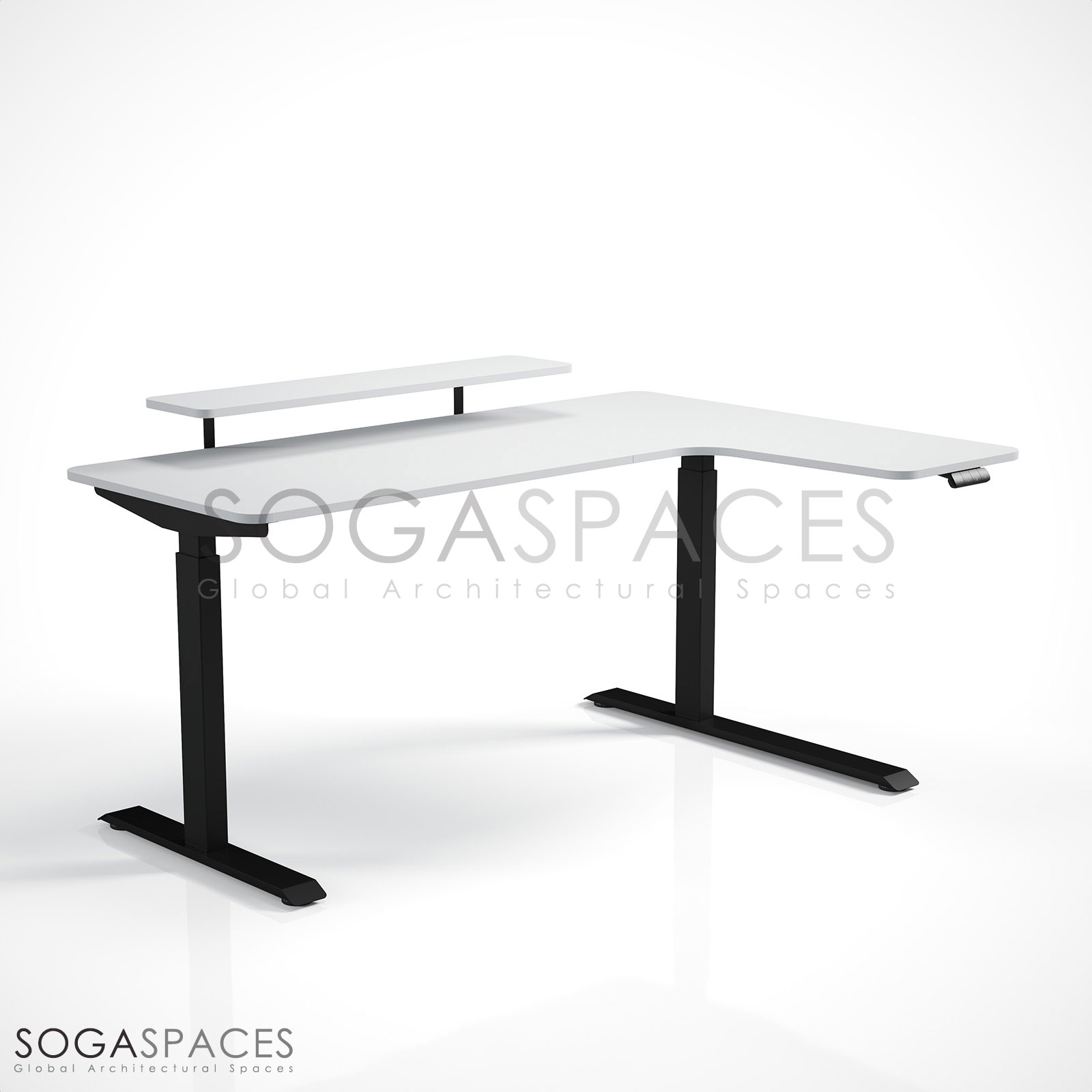 Regula Desk L Type Short - Elektrikli Yükseklik Ayarlı Kısa L Tipi Çalışma Masası - Görsel 28
