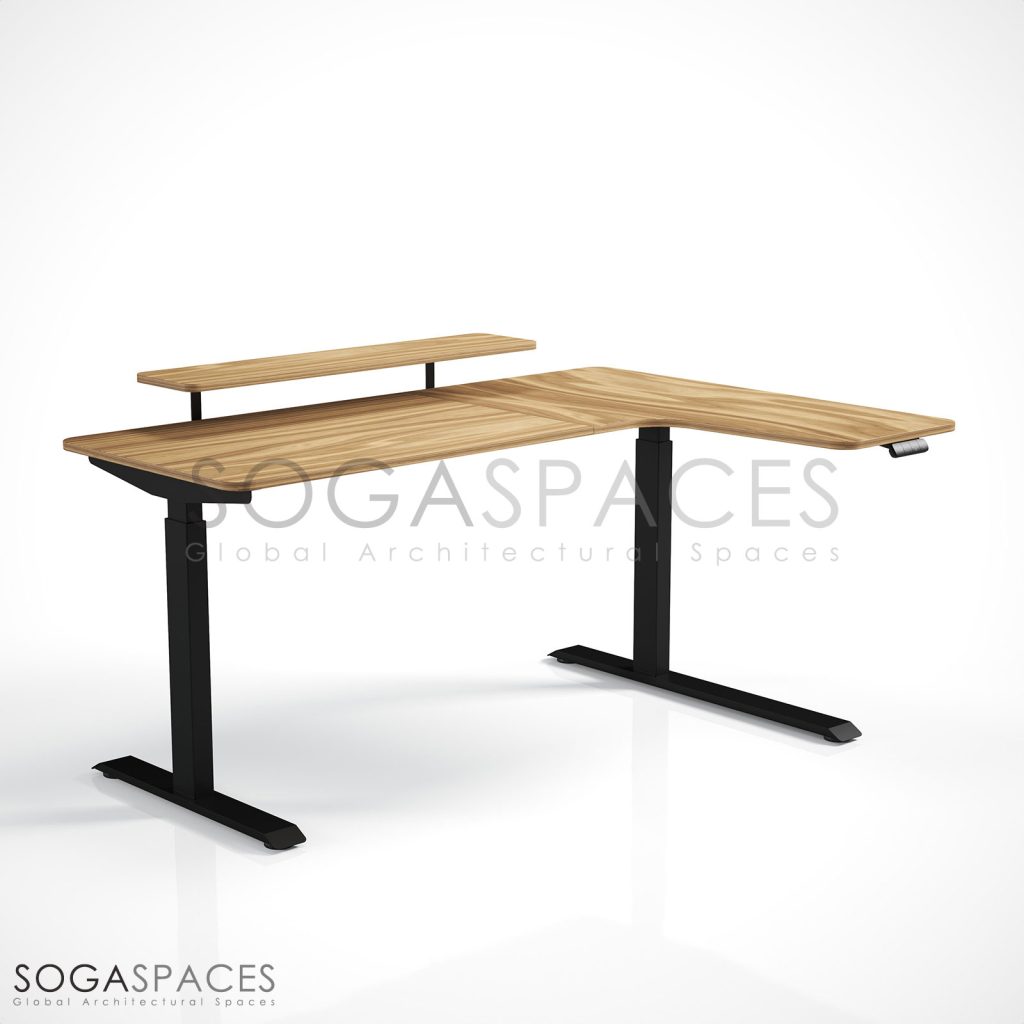 Regula Desk L Type Short - Elektrikli Yükseklik Ayarlı Kısa L Tipi Çalışma Masası