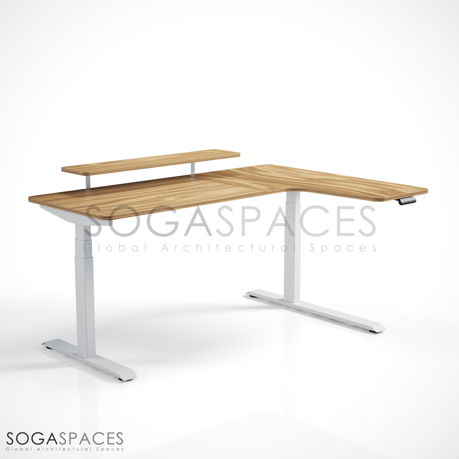 Regula Desk L Type Short - Elektrikli Yükseklik Ayarlı Kısa L Tipi Çalışma Masası - Görsel 32