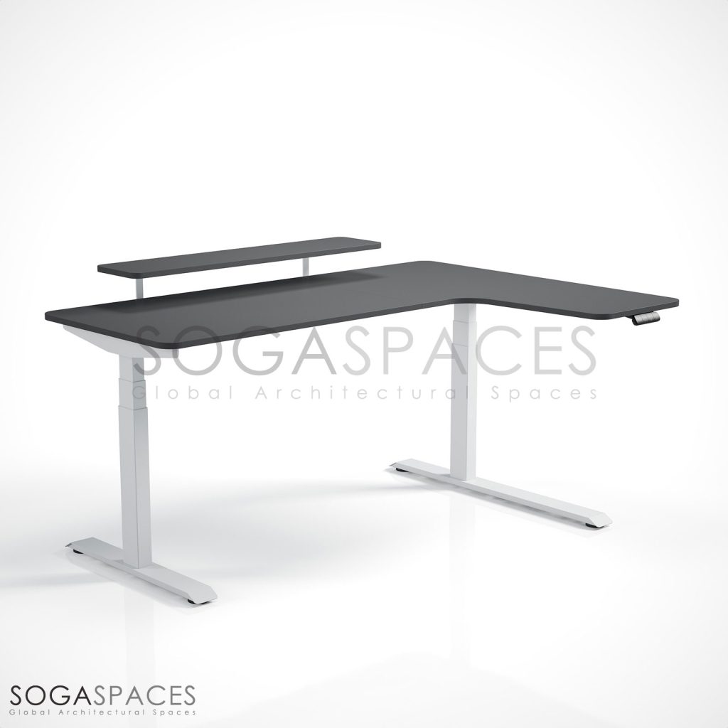 Regula Desk L Type Short - Elektrikli Yükseklik Ayarlı Kısa L Tipi Çalışma Masası