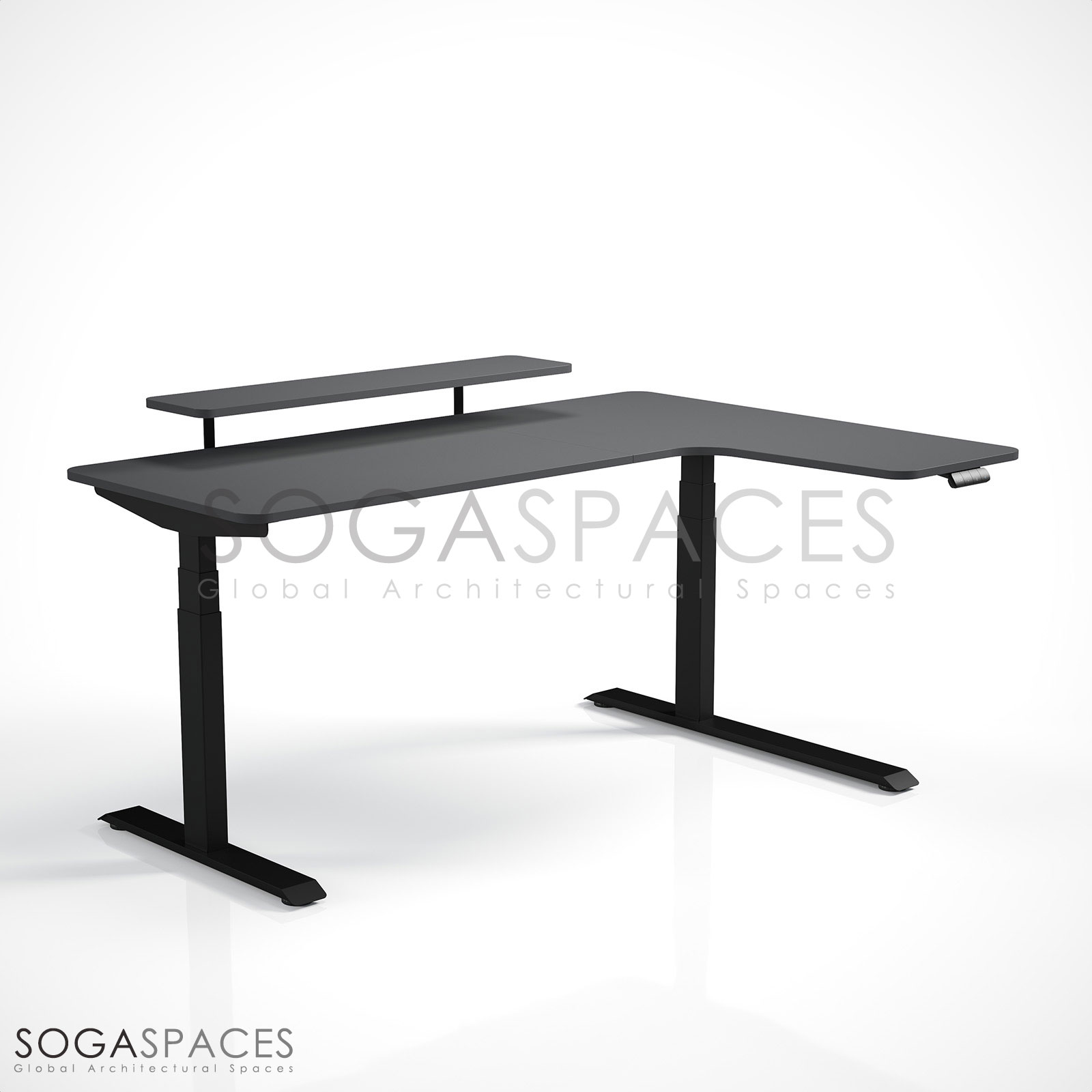 Regula Desk L Type Short - Elektrikli Yükseklik Ayarlı Kısa L Tipi Çalışma Masası - Görsel 36