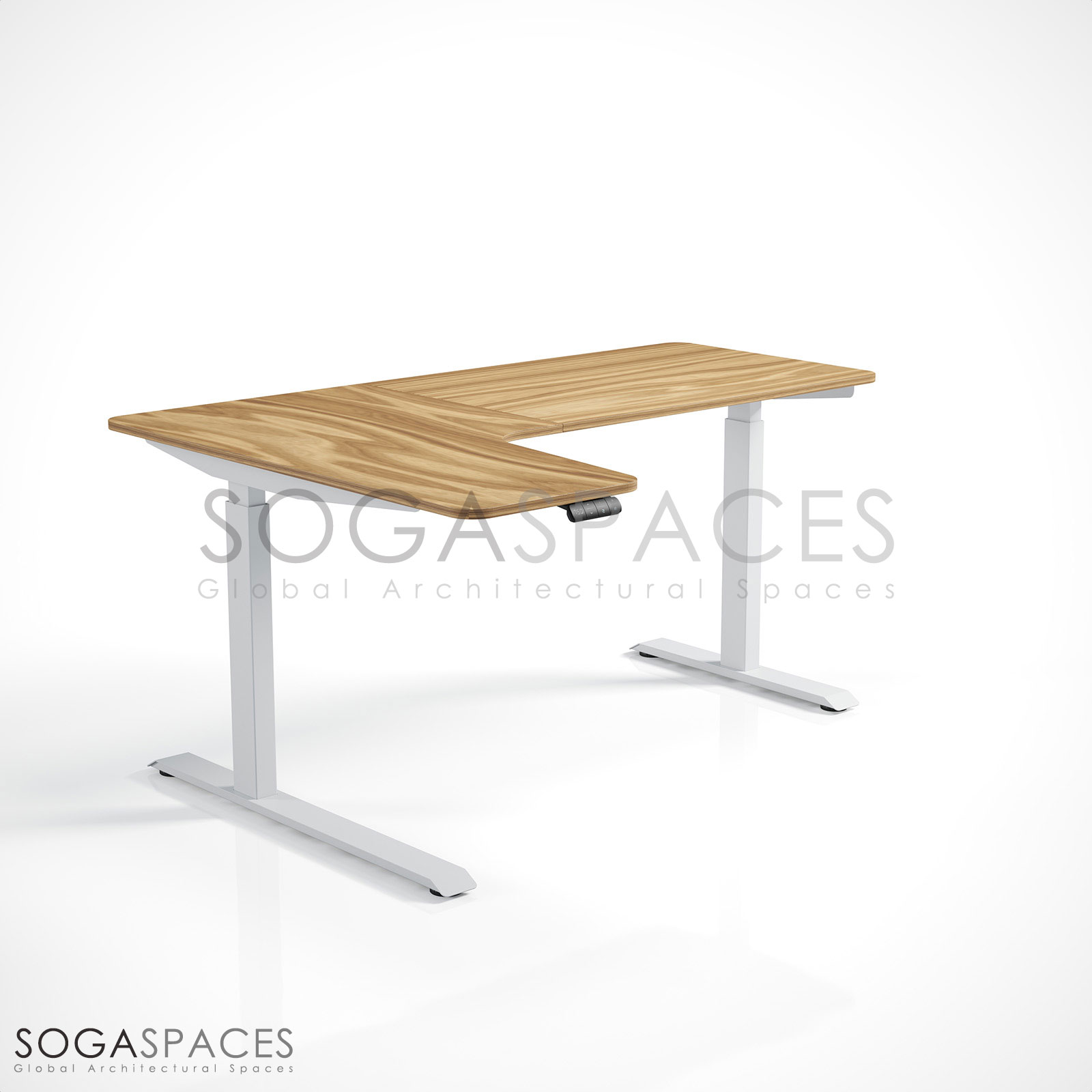 Regula Desk L Type Short - Elektrikli Yükseklik Ayarlı Kısa L Tipi Çalışma Masası - Görsel 38