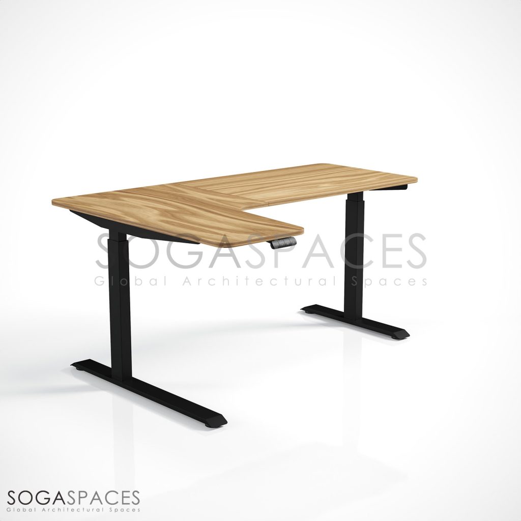 Regula Desk L Type Short - Elektrikli Yükseklik Ayarlı Kısa L Tipi Çalışma Masası
