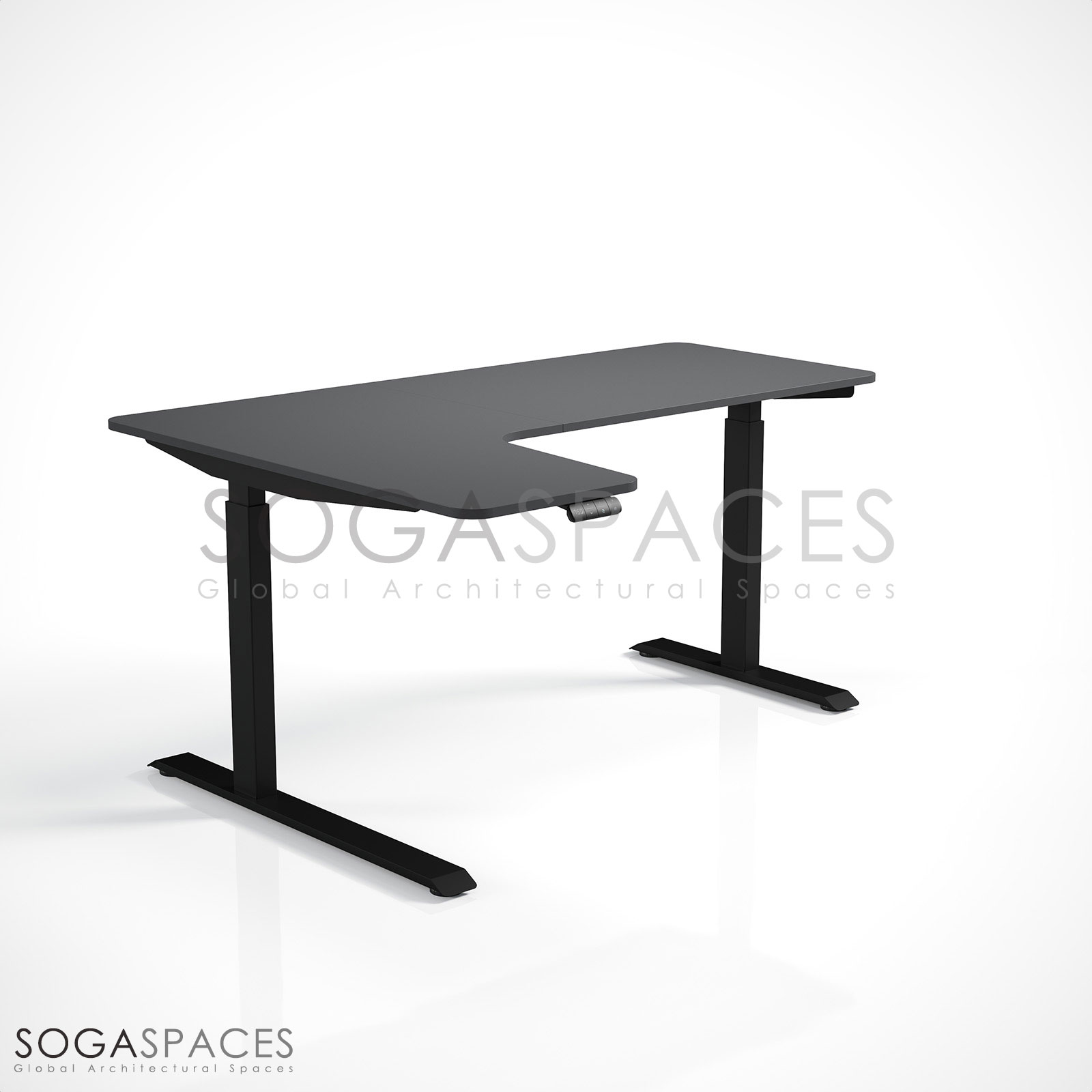 Regula Desk L Type Short - Elektrikli Yükseklik Ayarlı Kısa L Tipi Çalışma Masası - Görsel 42