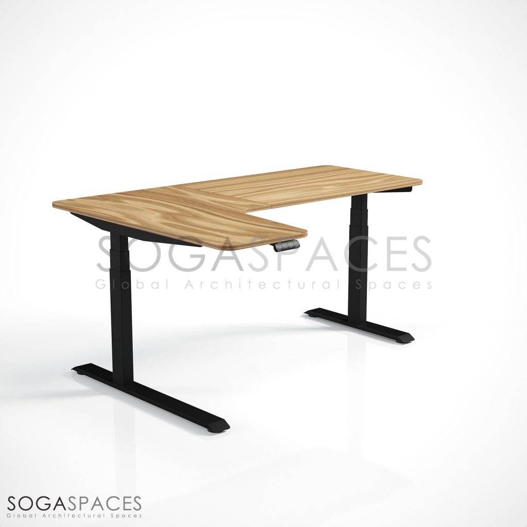 Regula Desk L Type Short - Elektrikli Yükseklik Ayarlı Kısa L Tipi Çalışma Masası