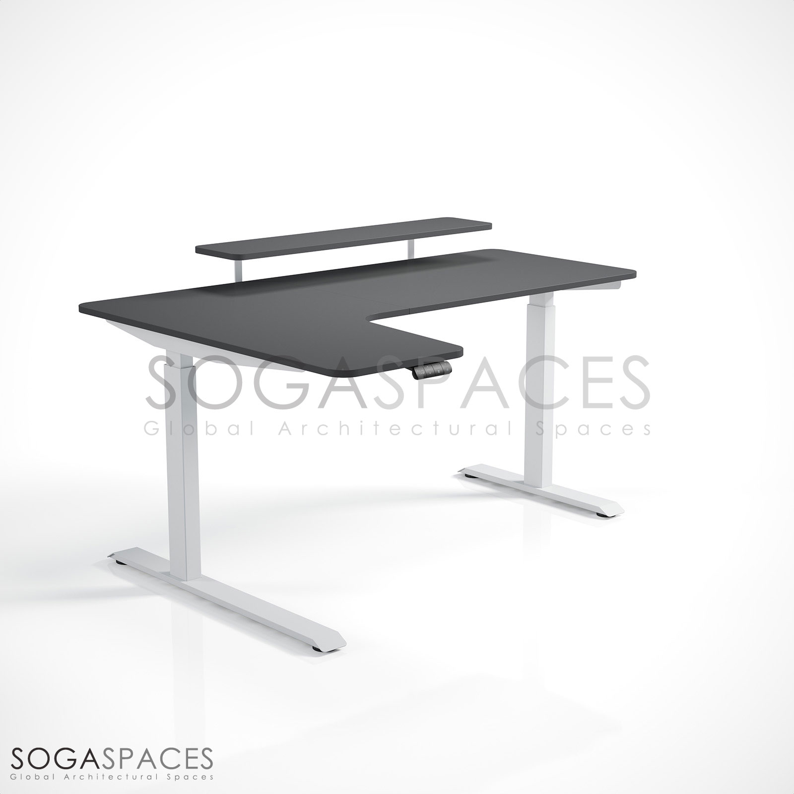 Regula Desk L Type Short - Elektrikli Yükseklik Ayarlı Kısa L Tipi Çalışma Masası - Görsel 51