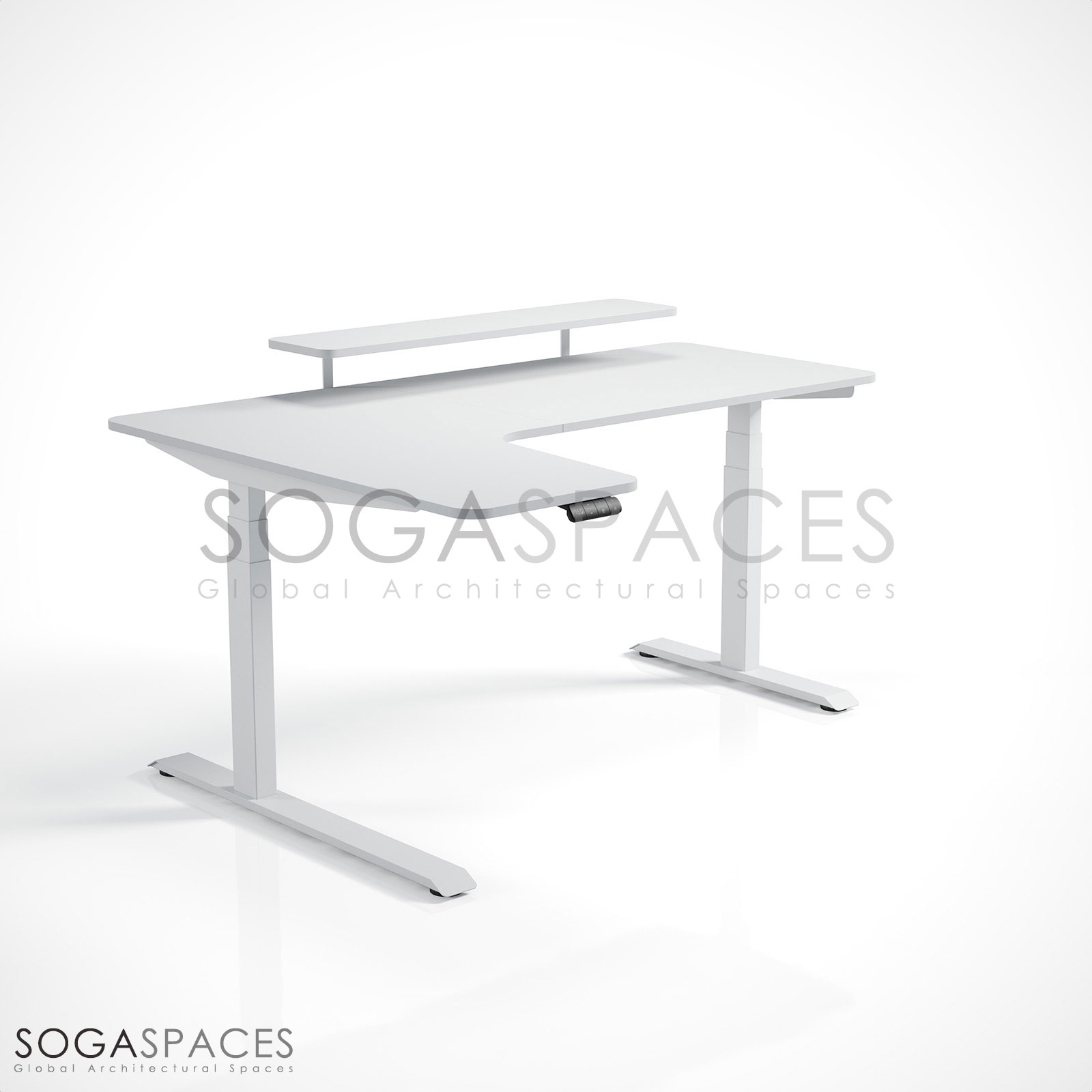 Regula Desk L Type Short - Elektrikli Yükseklik Ayarlı Kısa L Tipi Çalışma Masası - Görsel 55