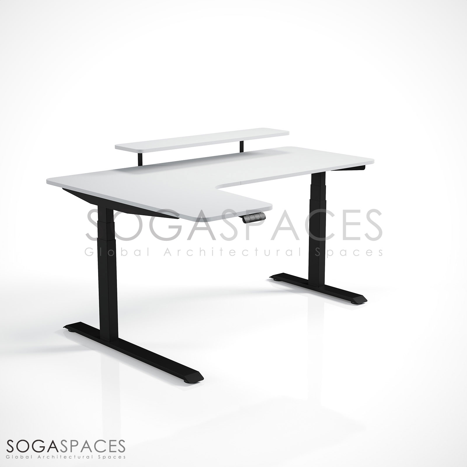 Regula Desk L Type Short - Elektrikli Yükseklik Ayarlı Kısa L Tipi Çalışma Masası - Görsel 58