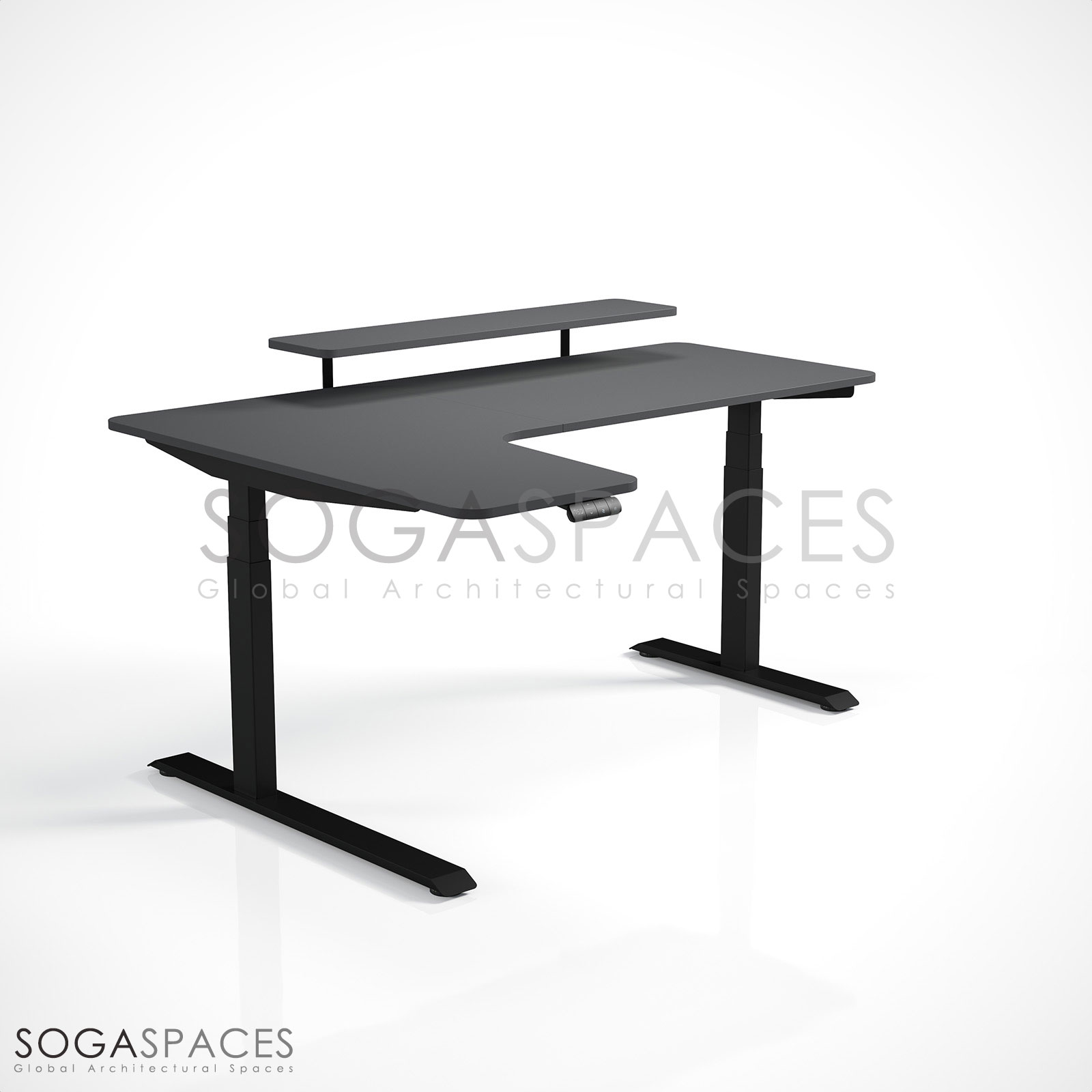 Regula Desk L Type Short - Elektrikli Yükseklik Ayarlı Kısa L Tipi Çalışma Masası - Görsel 60