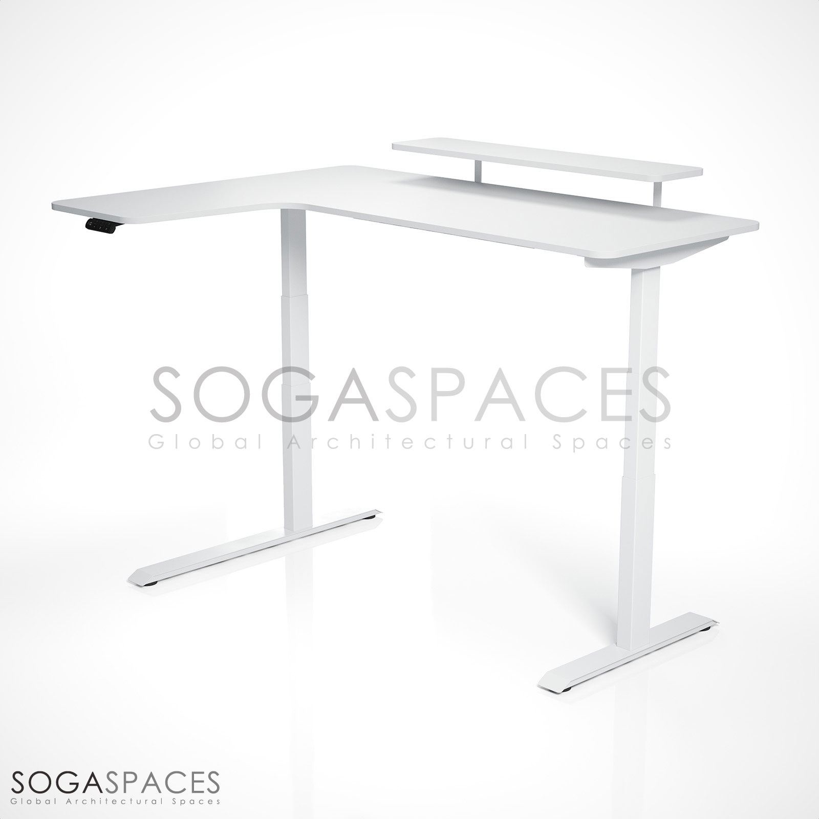 Regula Desk L Type Short - Elektrikli Yükseklik Ayarlı Kısa L Tipi Çalışma Masası - Görsel 3