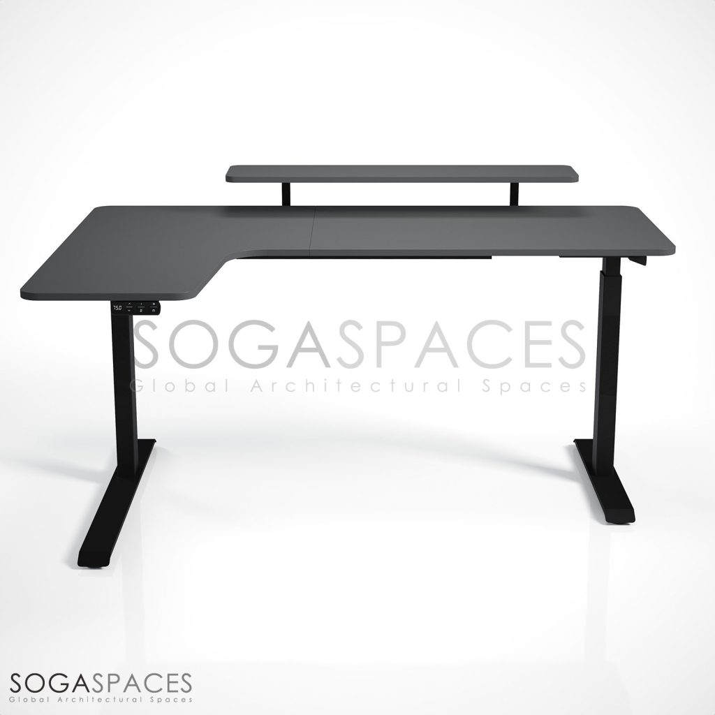 Regula Desk L Type Short - Elektrikli Yükseklik Ayarlı Kısa L Tipi Çalışma Masası