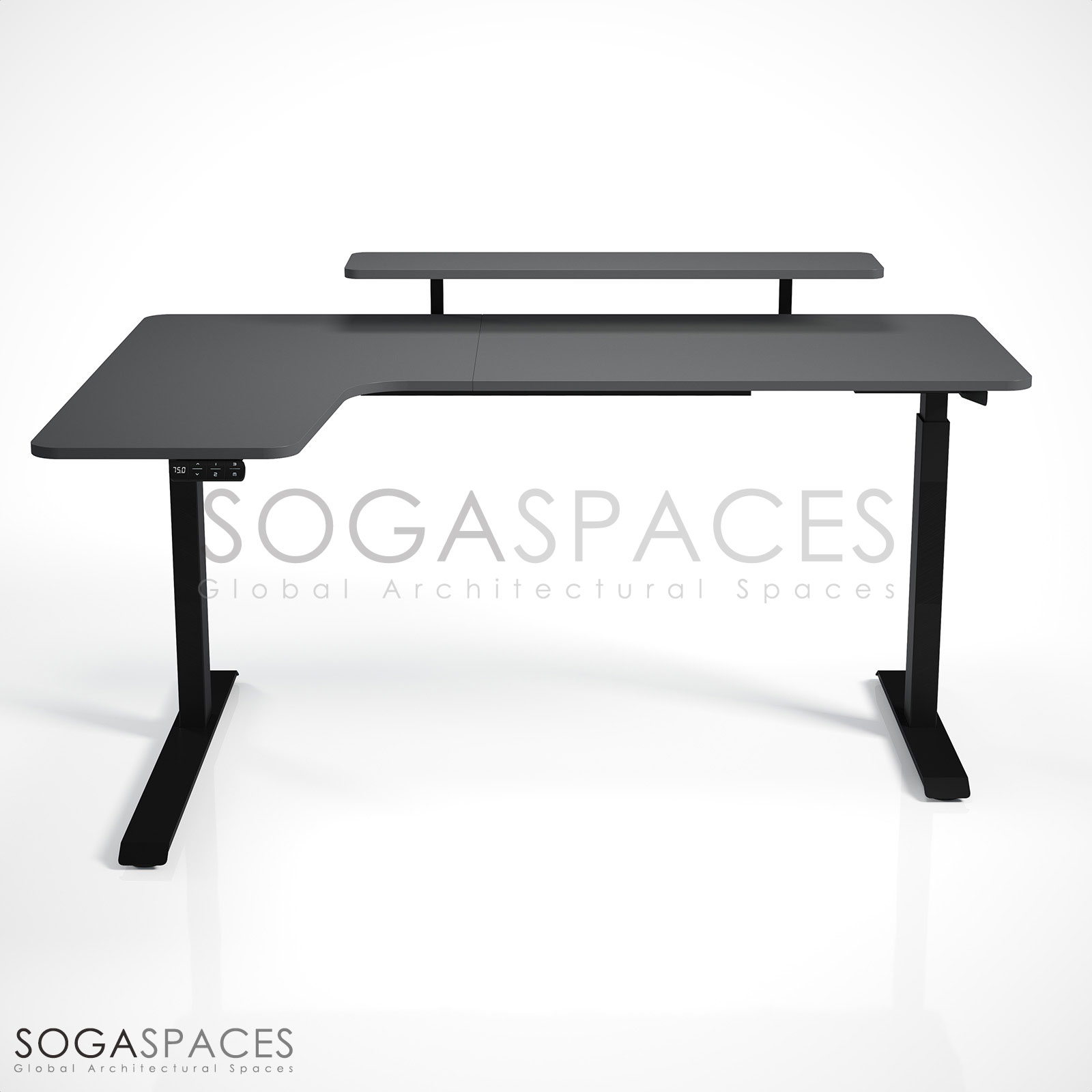 Regula Desk L Type Short - Elektrikli Yükseklik Ayarlı Kısa L Tipi Çalışma Masası - Görsel 5