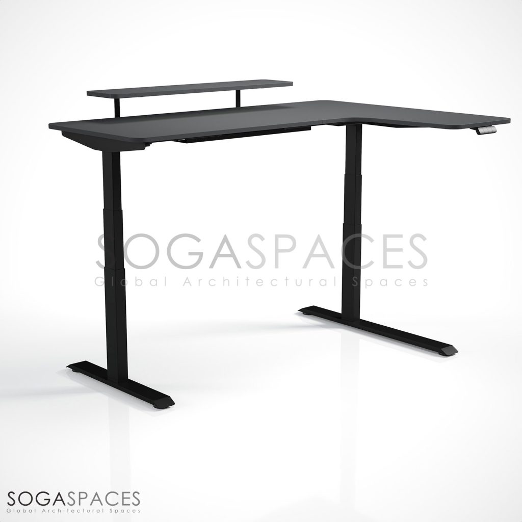Regula Desk L Type Short - Elektrikli Yükseklik Ayarlı Kısa L Tipi Çalışma Masası