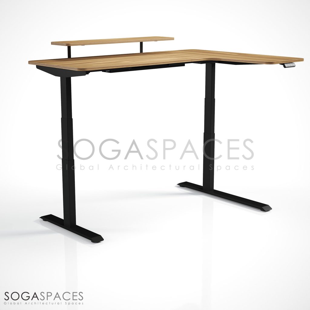 Regula Desk L Type Short - Elektrikli Yükseklik Ayarlı Kısa L Tipi Çalışma Masası