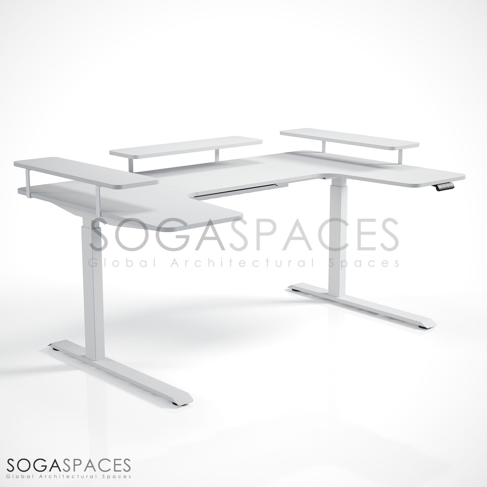 Regula Desk U Type - Elektrikli Yükseklik Ayarlı U Tipi Çalışma Masası - Görsel 26