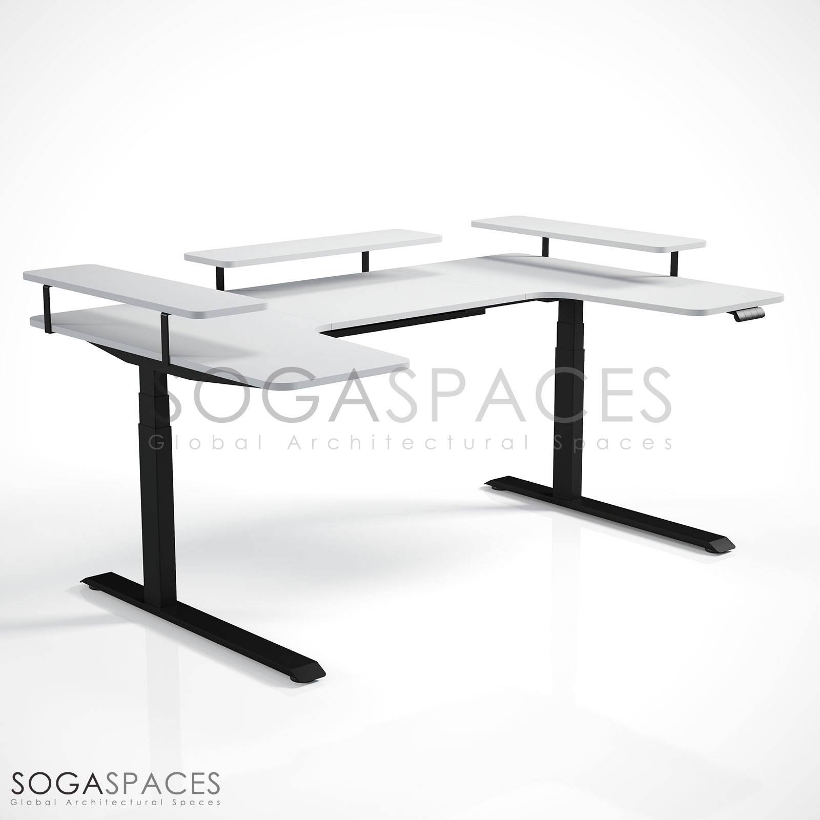 Regula Desk U Type - Elektrikli Yükseklik Ayarlı U Tipi Çalışma Masası - Görsel 35