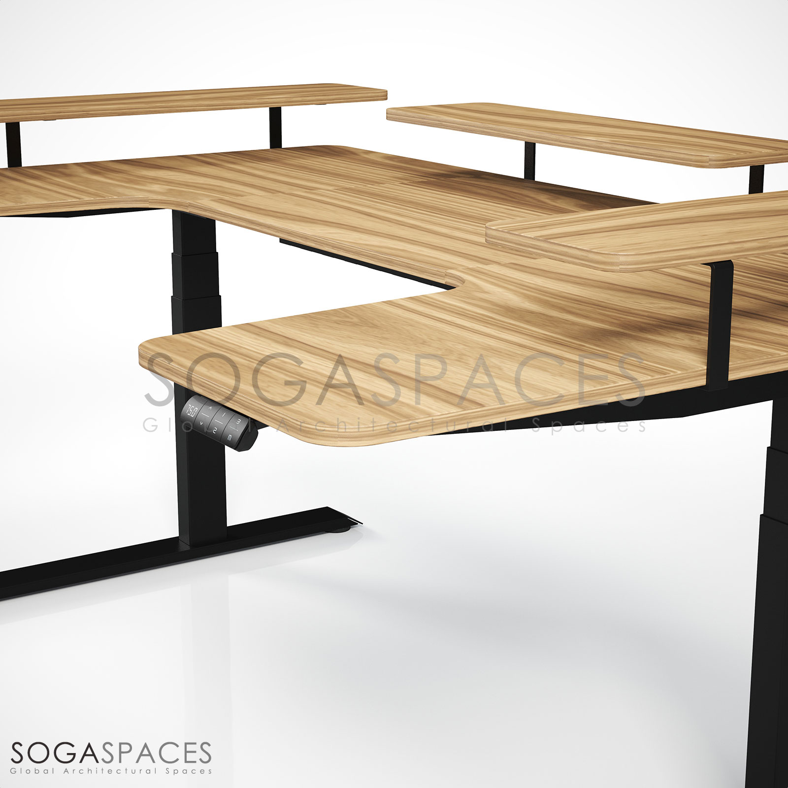 Regula Desk U Type - Elektrikli Yükseklik Ayarlı U Tipi Çalışma Masası - Görsel 8