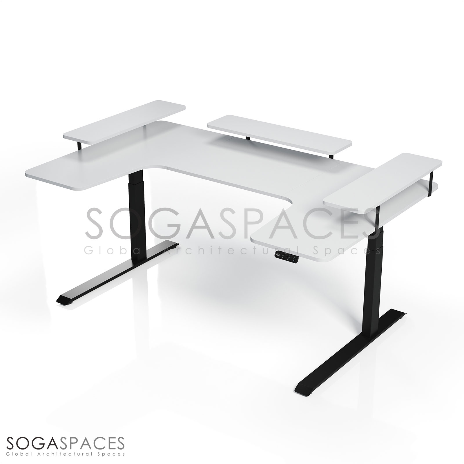 Regula Desk U Type - Elektrikli Yükseklik Ayarlı U Tipi Çalışma Masası - Görsel 13