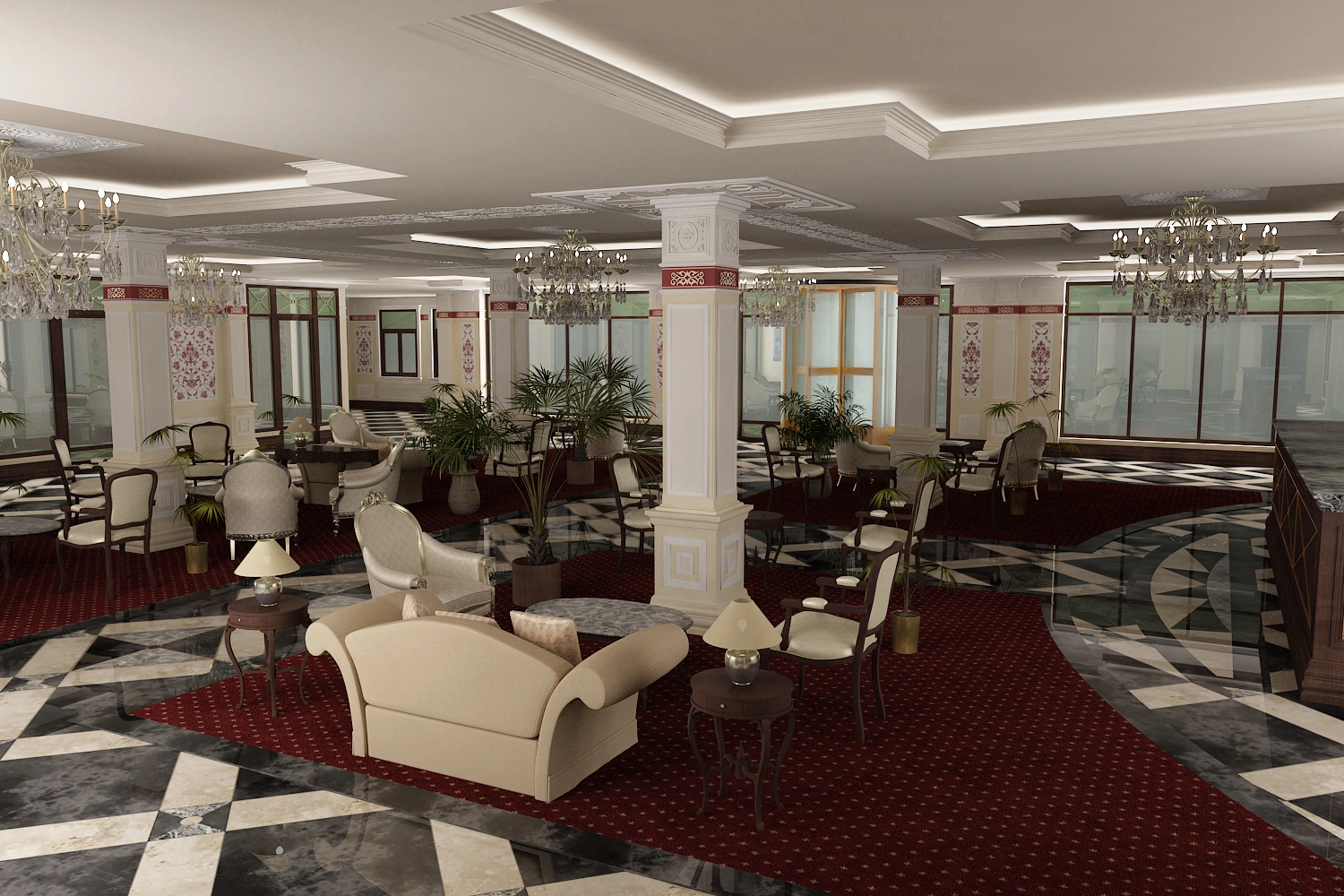 Alma-Ata'da Otel projesinden görsel 3