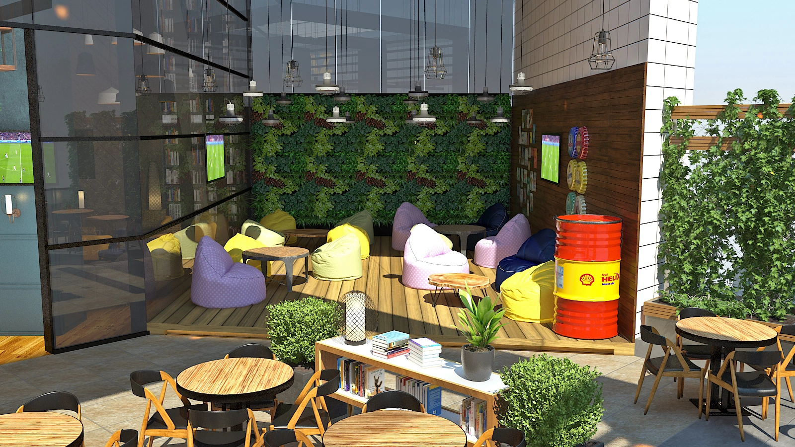Hoqqabaz Cafe projesinden görsel 5