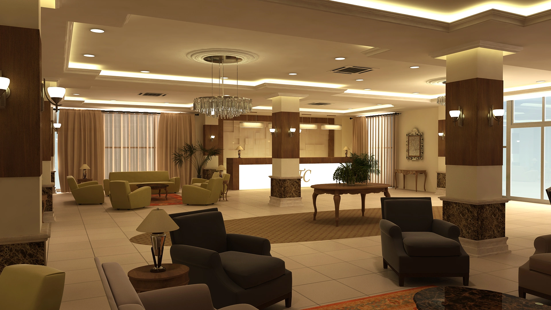 Irak BTC Hotel projesinden görsel 3